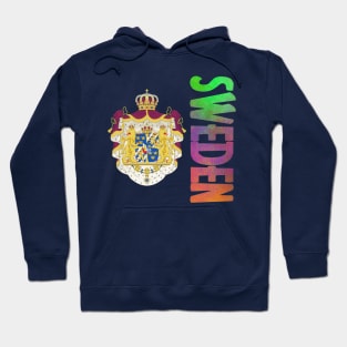 Sweden Coat of Arms Design Hoodie